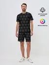 Мужской костюм с шортами / Французский бульдог