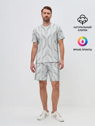 Мужской костюм с шортами / Вязанка