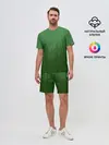 Мужской костюм с шортами / Зеленый Лес