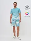 Мужской костюм с шортами / Волны