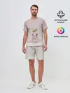 Мужской костюм с шортами / собачка полотенце процедуры