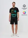 Мужской костюм с шортами / Неоновый Монстр