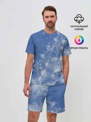 Мужской костюм с шортами / Летающие треугольники