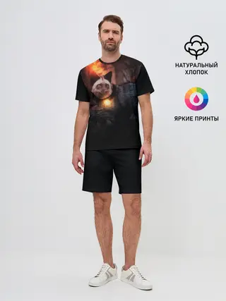 Мужской костюм с шортами / Волшебная лисица