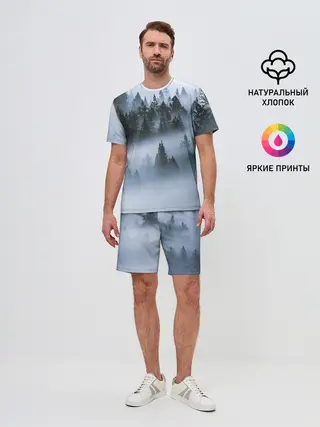 Мужской костюм с шортами / Сумеречный лес