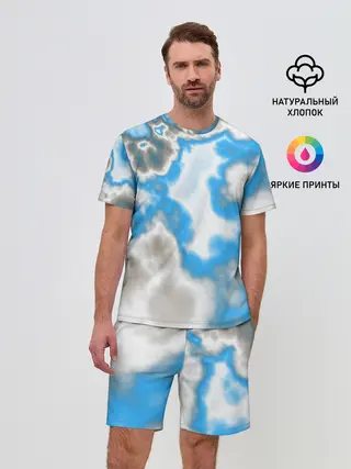 Мужской костюм с шортами / Абстракция