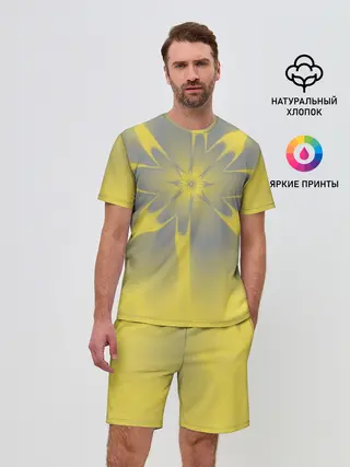 Мужской костюм с шортами / Абстракция
