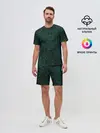 Мужской костюм с шортами / Хвойная нежность