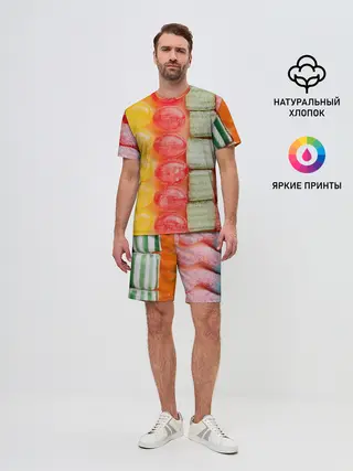 Мужской костюм с шортами / Мармеладки леденцы