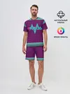 Мужской костюм с шортами / Неоновый гонщик