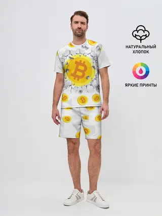 Мужской костюм с шортами / БИТКОИН | BITCOIN