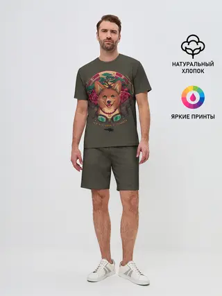 Мужской костюм с шортами / Корги