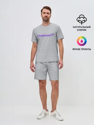 Мужской костюм с шортами / Clubhouse | Gray