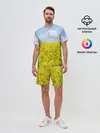 Мужской костюм с шортами / Желтый цвет весны