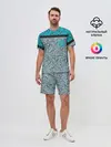 Мужской костюм с шортами / Снежный вихрь