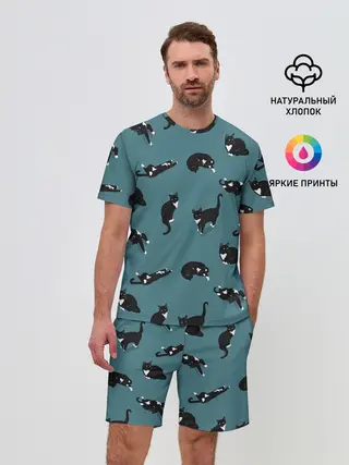 Мужской костюм с шортами / Коты и кошечки
