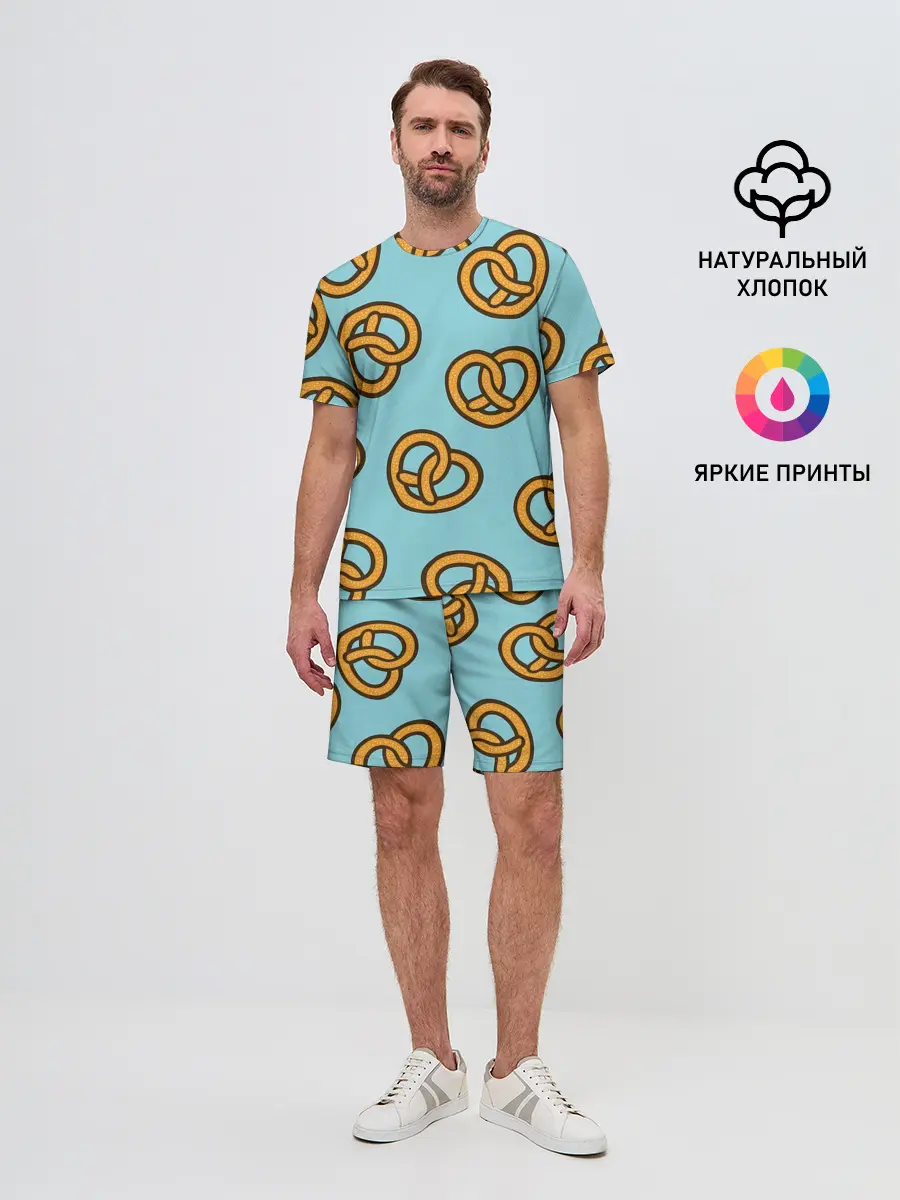 Мужской костюм с шортами / Крендели