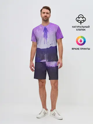 Мужской костюм с шортами / Парящий в небесах