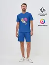Мужской костюм с шортами / Кот космонавт