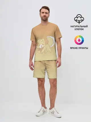 Мужской костюм с шортами / милашный зверек