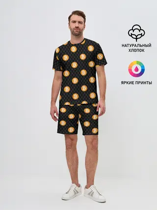 Мужской костюм с шортами / БИТКОИН | BITCOIN