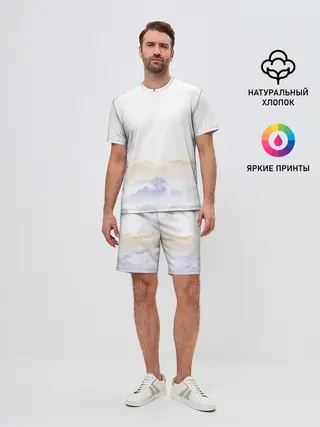 Мужской костюм с шортами / Прыжок в небо