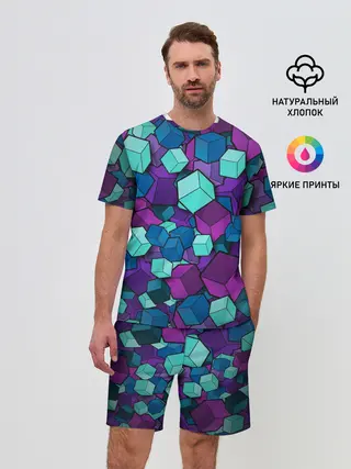 Мужской костюм с шортами / Кубы