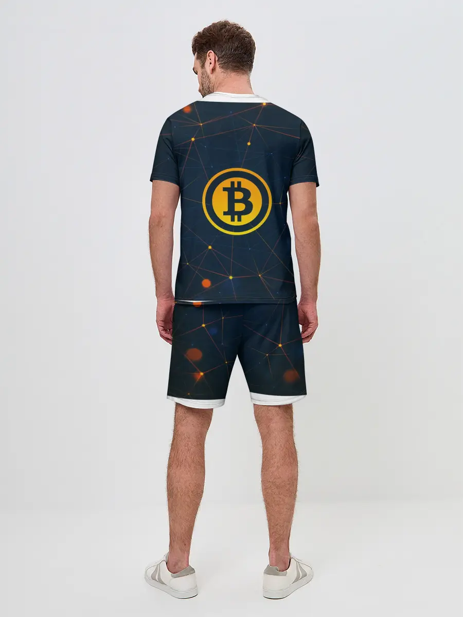 Мужской костюм с шортами / Bitcoin is future
