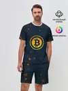 Мужской костюм с шортами / Bitcoin is future