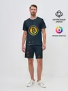 Мужской костюм с шортами / Bitcoin is future