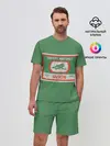 Мужской костюм с шортами / Спички green
