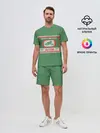 Мужской костюм с шортами / Спички green