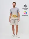 Мужской костюм с шортами / золотая рыбка