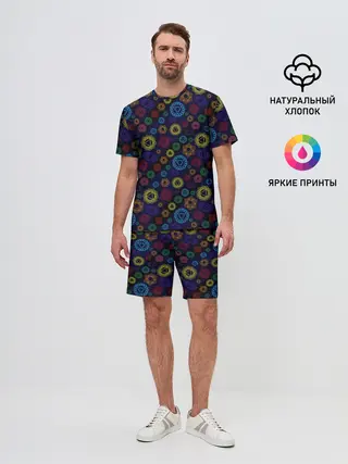 Мужской костюм с шортами / Чакры
