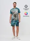 Мужской костюм с шортами / Волки, пара