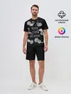 Мужской костюм с шортами / Коты в Космосе
