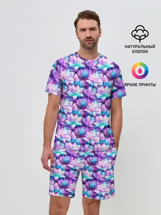 Мужской костюм с шортами / Лотос