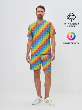 Мужской костюм с шортами / Чакры