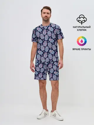 Мужской костюм с шортами / Хамса