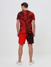 Мужской костюм с шортами / BLACK RED DRAGONS TATOO