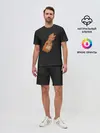 Мужской костюм с шортами / Электрогитара