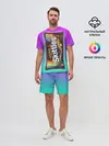 Мужской костюм с шортами / Skittles | Черный