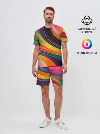 Мужской костюм с шортами / Палитра