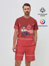 Мужской костюм с шортами / День России