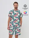 Мужской костюм с шортами / Ретро арт