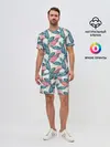 Мужской костюм с шортами / Ретро арт