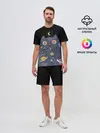 Мужской костюм с шортами / КОСМИЧЕСКИЙ КОТ