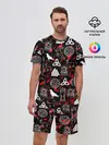 Мужской костюм с шортами / VALHEIM РУНЫ