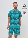 Мужской костюм с шортами / Рыбы