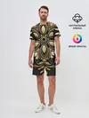 Мужской костюм с шортами / золото
